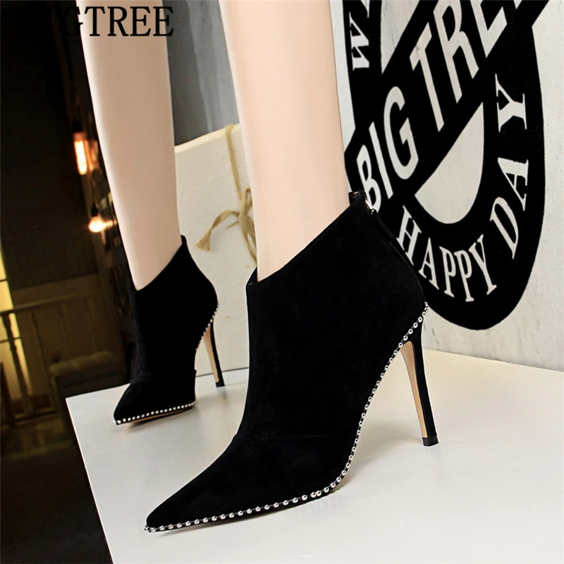 designer high heel boots