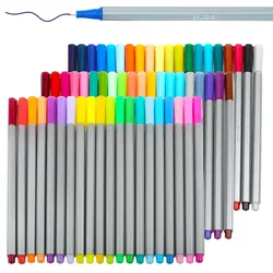 Magicfly 60 Цвета Цветной Fineliner Pen Set 0,4 мм тонкий момент маркеры с рисунком записи книжка-раскраска Bullet Journal планировщик