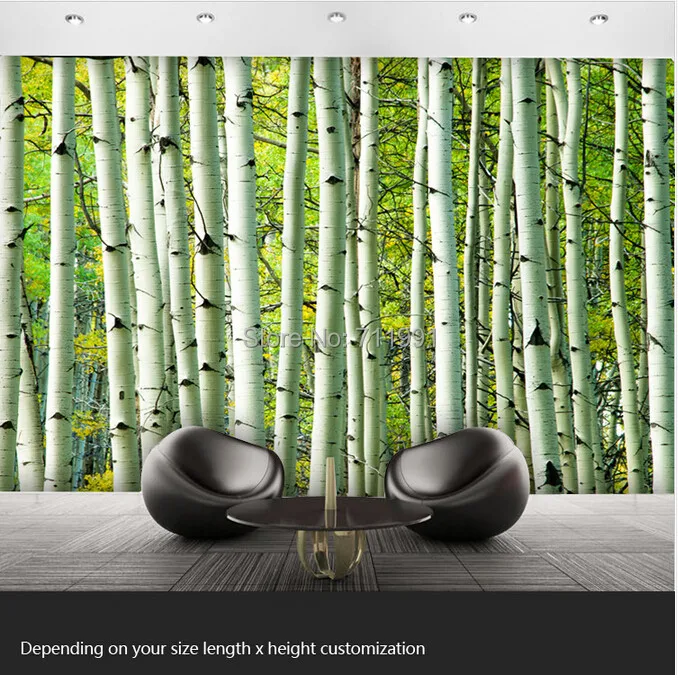 

Бесплатная доставка, пользовательские 3D Настенные обои, Современная гостиная, диван, спальня, фон для телевизора, обои, зеленый лес, пейзаж