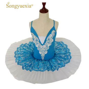 

New Pattern Adult Dance Camisole Ballet Skirt Swan Lake Show Serve Children Paillette Ballet Major TUTU Skirt
