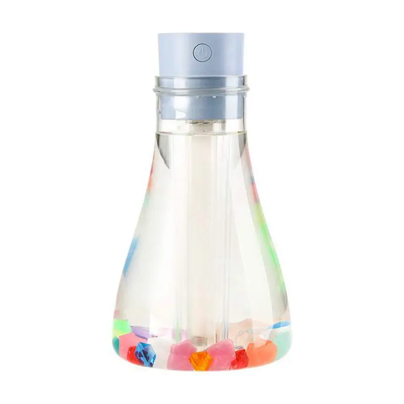 

HOT!Humidifiers 500ml Portable USB Wishing Bottle Mist Spray Light Bar Dreaming Color Changing Humidifier