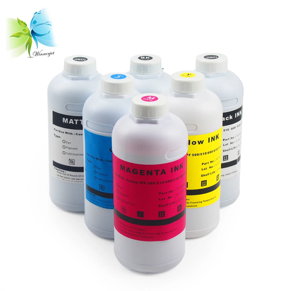

3 sets For Canon PFI-102 Dye Ink For Canon iPF500 iPF510 iPF600 iPF605 iPF610 iPF700 iPF710 Printer