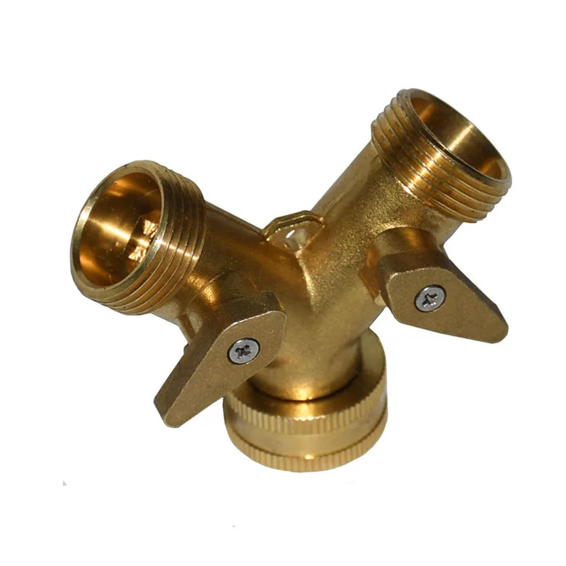 Cranes 3/4 2 way tap A tap of water conector grifo water irrigation splitter connectors 3/4  Splitter watering up faucet