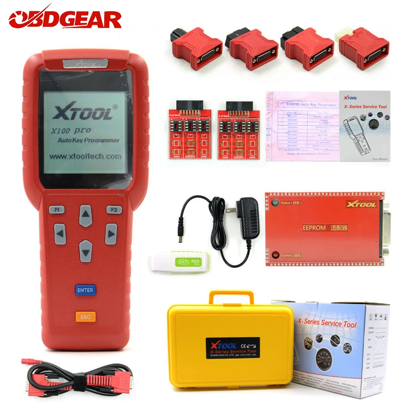

Xtool X100 Pro OBD2 Auto Key Programmer/Mileage adjustment Including EEPROM Code Reader ECU EEPROM Immobilizer PIN Code Reader