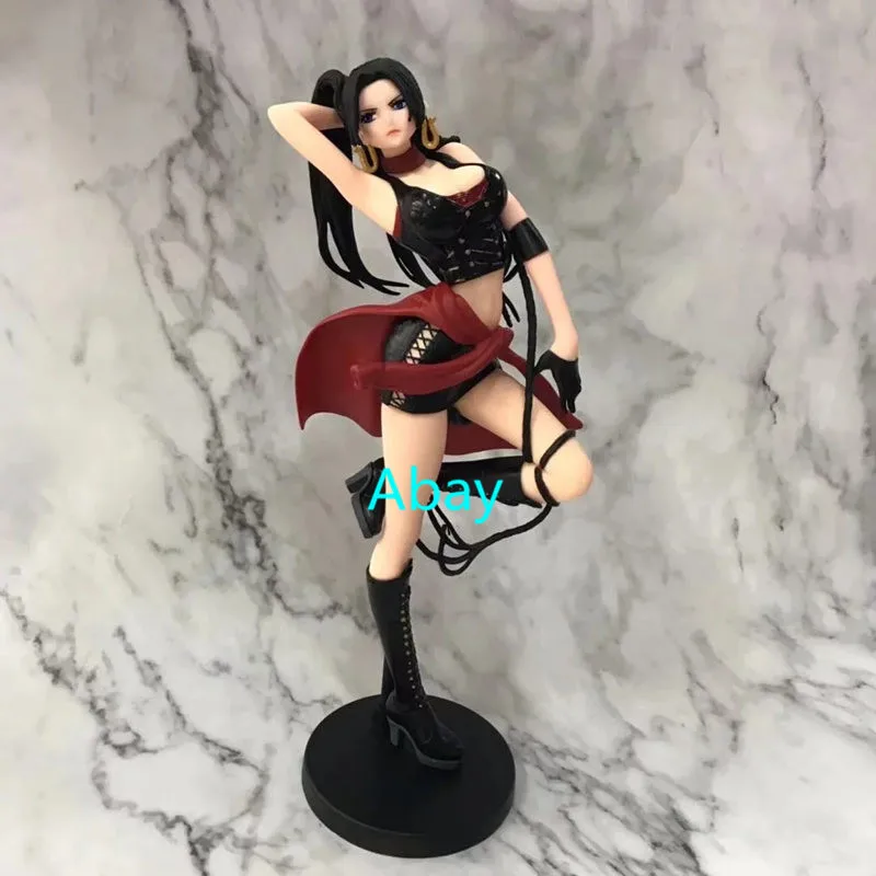 10&quot One Piece Boa Hancock Seven Warlords Of The Sea Nine Snake Pirates female emperor PVC Action Figure Toy BOX 25CM J86 | Игрушки и