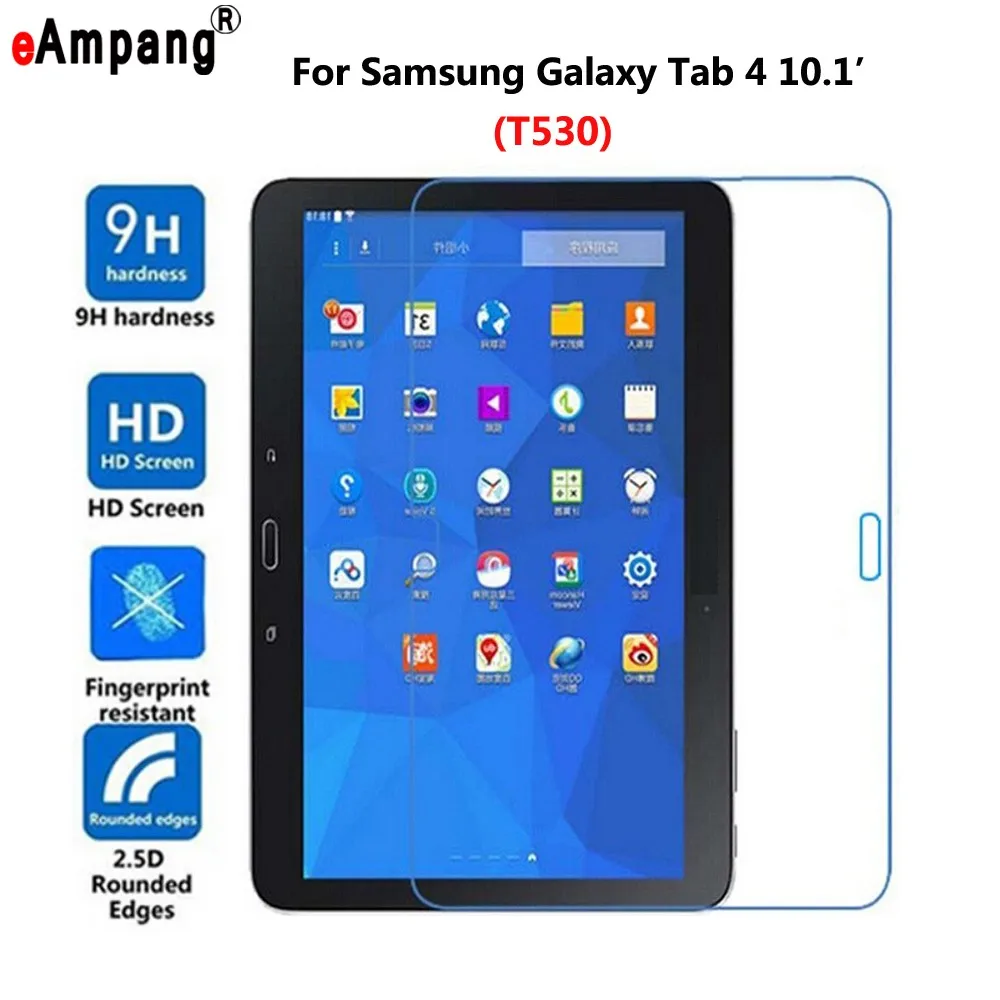 Tempered Glass for Samsung Galaxy Tab4 Tab 4 10.1 T530 Cover