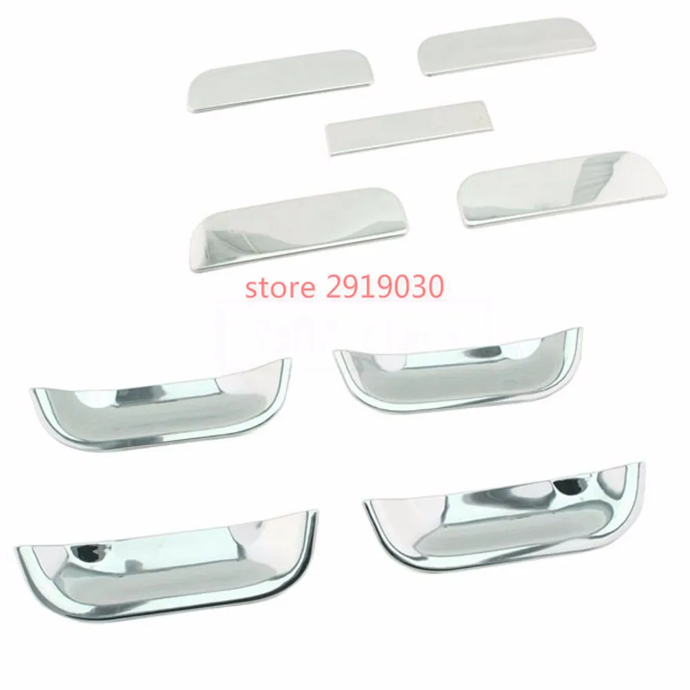Car styling ABS Chrome Door Handle Cover Trimss + Bowls fit for SUZUKI