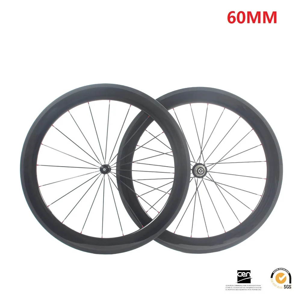 

Sobato 60mm Carbon Road Bike Wheels Clincher Wheels Racing Bicycle Wheelsets UD Matte