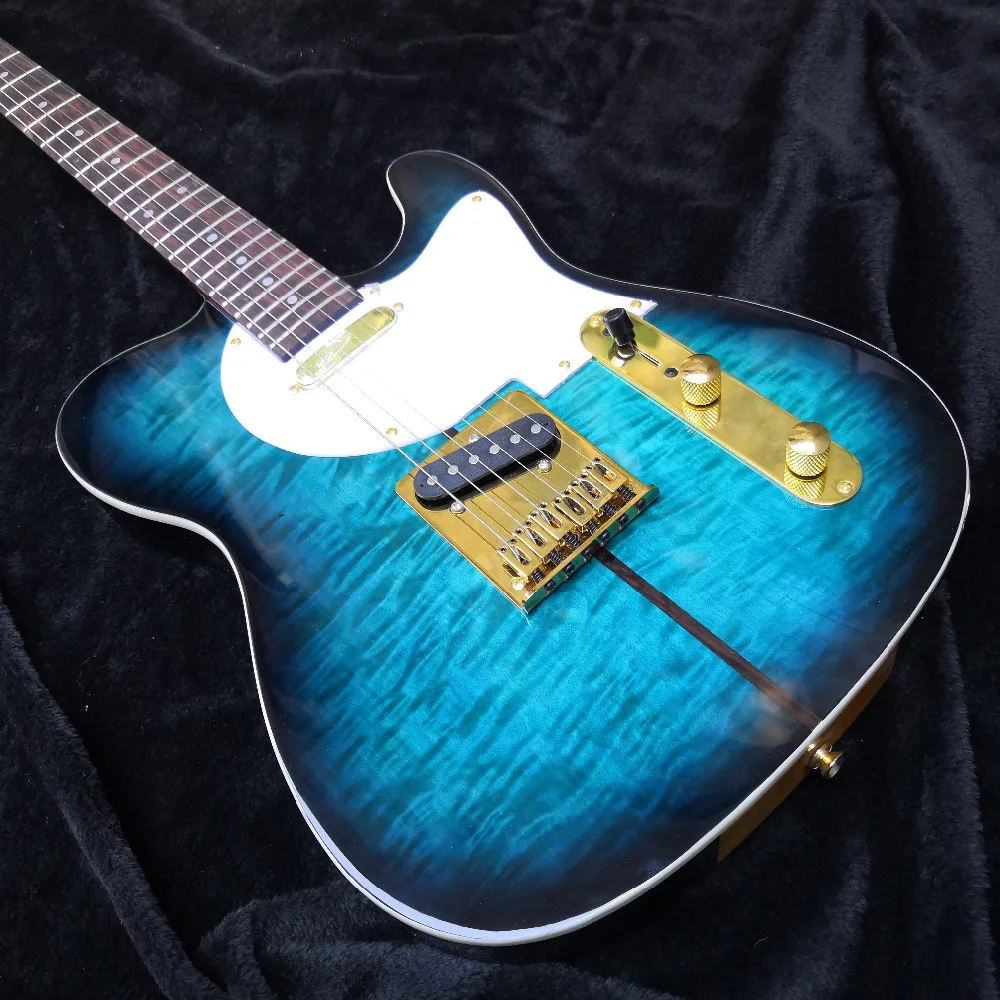 

TUFF DOG Guitar High quality custom blue COLOR Rosewood fingerboard Free Shipping