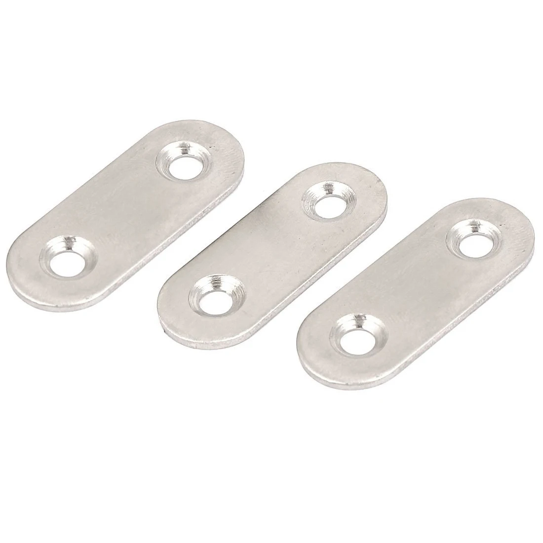 6/" 2x 150mm Flat Steel Brackets Straight Mending Plates Repair Fixing Joining
