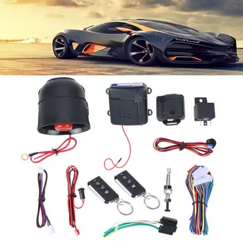 

Car Alarm Auto System Remote Control Central Locking Door kit Keyless Entry System with Button Start Stop LED Keychain Universal