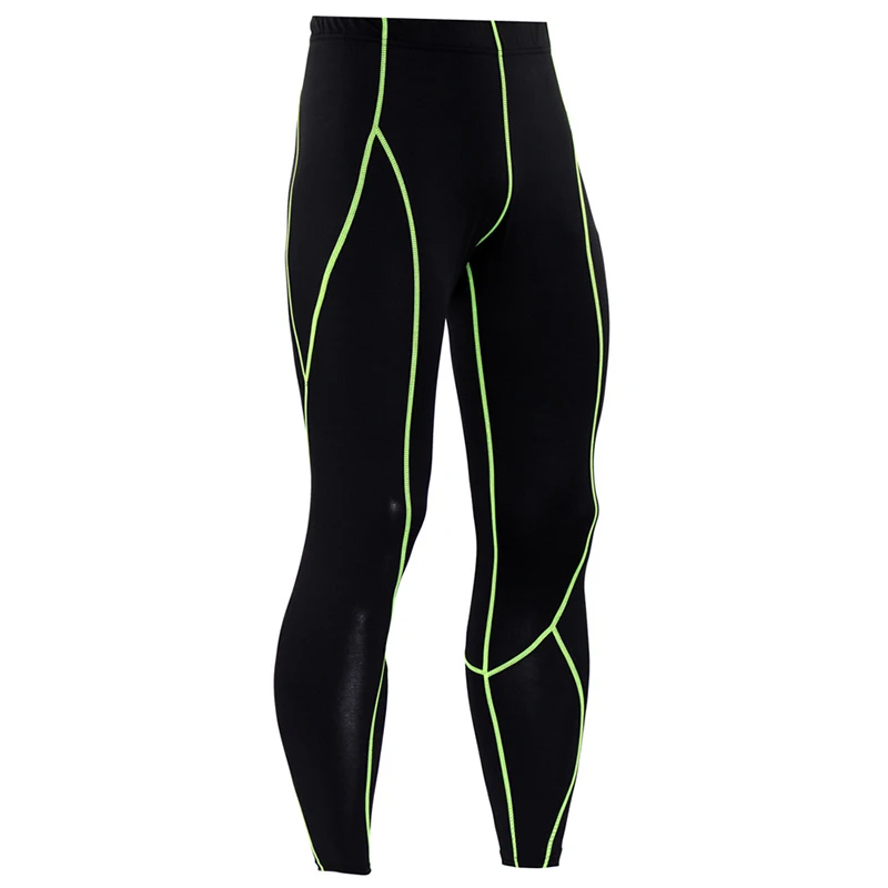 

Fitness Pants Stitching Pants Men Compression Running Tight Sports Leggings Sportswear Long Trousers Gym Training Skinny Hombre