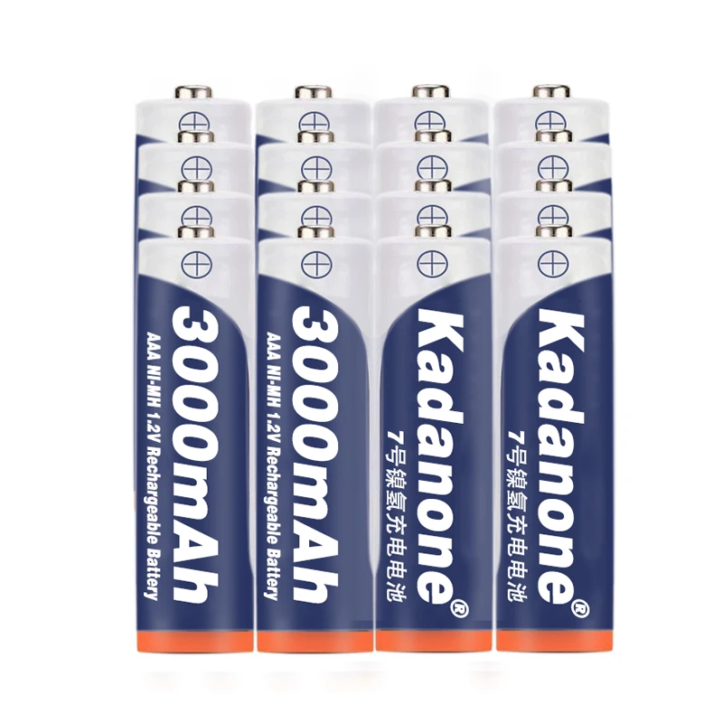 4 ~ 20 шт новая батарея AAA 3000 mAh 3A аккумуляторная Ni MH 1 2 V aaa для часов мышей