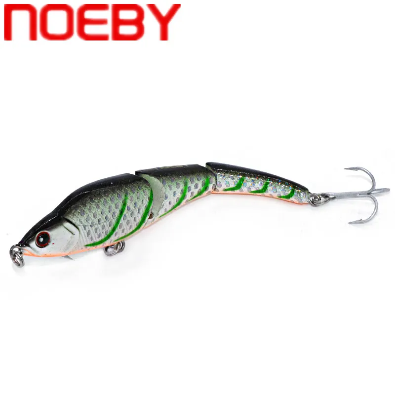  NOEBY Fishing Lure Hard Bait 95mm/11g Wobbler Sinking 0.5-1.5m NBL9148 Swim Bait Jointed Bait with 