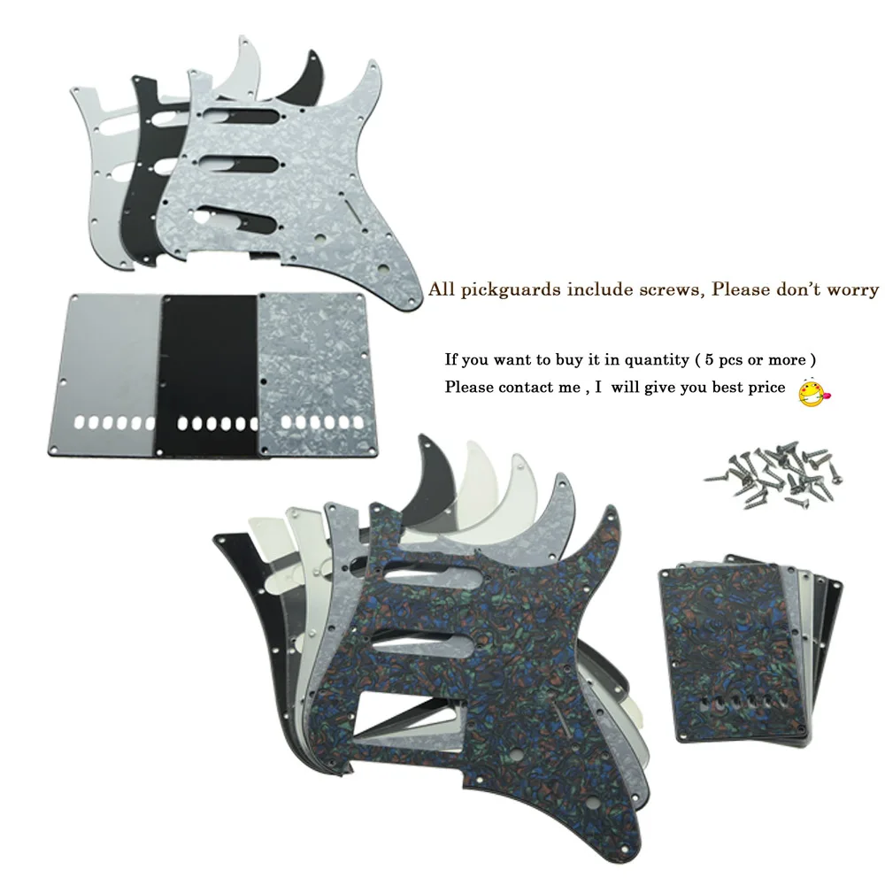 Kaish HSS/SSS маринованная и задняя пластины с винтами для Yamaha pcifica|sss pickguard|back platehss pickguard