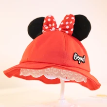 Весенние хлопковые детские колпачки, Детские уличные солнечные шляпы Детские для девочки, шляпы для мальчиков, с мультяшными ушками, большая вязаная шляпа с бантом, капот