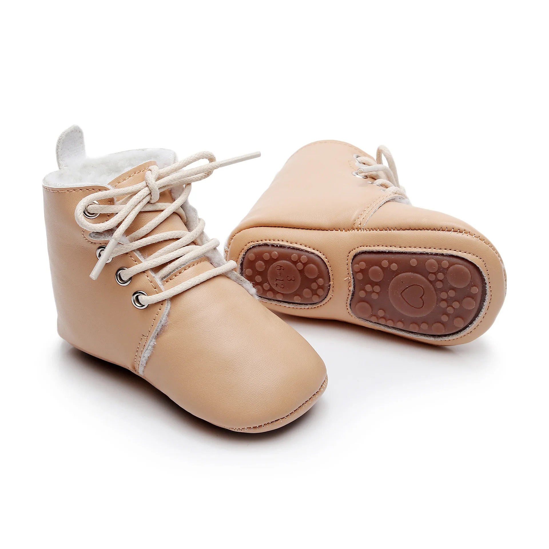 

2019 New Baby Boys Winter Moccasins TPR Sole Infant Toddler Snow Boots Baby Girls Winter Shoes Newborn Bebe Booties