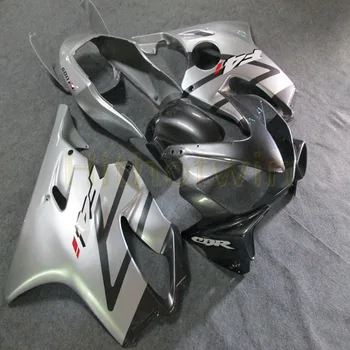 

Custom motorcycle hull for CBR600F4i 2004 2005 2006 2007 ABS motor Fairing+23colors+Injection mold silver
