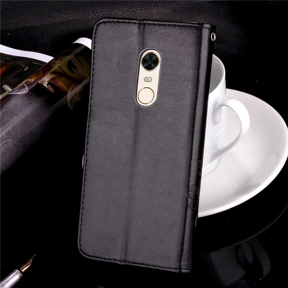 Đối với Xiaomi Redmi 5 Cộng Với Trường Hợp Lật Wallet PU Leather Case Cho Xiaomi Redmi 5 Bìa Chất Lượng Cao Book Đứng Khe Cắm Thẻ Điện Thoại Trường Hợp phone cases for xiaomi