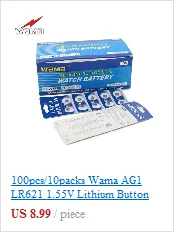 40 шт./4 pack Buffle AG5 кнопки сотового монет батареи LR48 L750 LR754 393 SR754 193 398A литиевая Щелочная часы игрушки Батарея