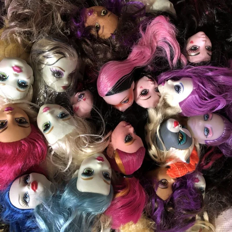 

5pcs/set Different Style Monster High Head Toy Girl Gift Monster High Accessories Lol Head Toys Accessories Lols Heads