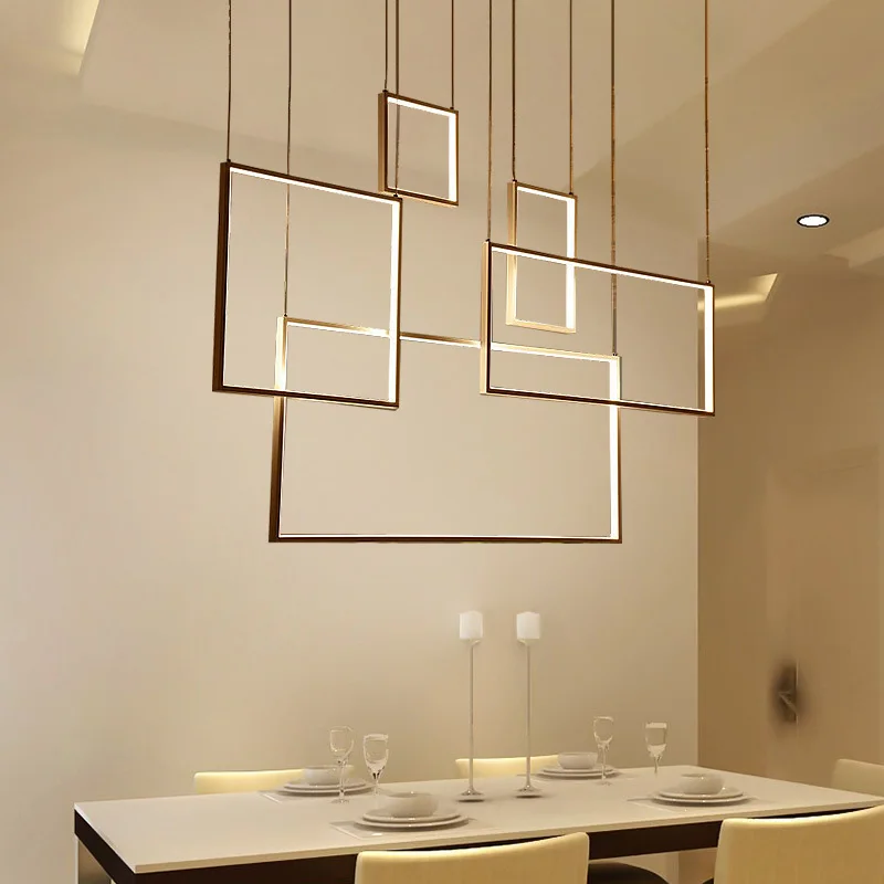 

Minimalism Creative Modern Led Pendant Lights For Living Dining Room lamparas colgantes AC85-265V Aluminum Body Pendant Lamp
