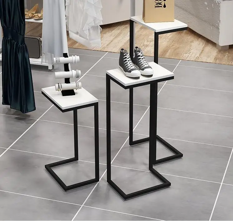 

Department store display stand window display stand display stand floor - style high and low decoration stand clothes rack.