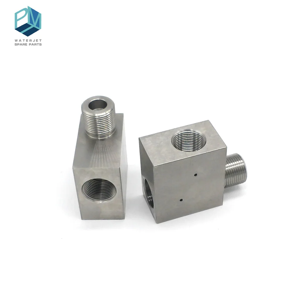 

waterjet spare parts Tee , salf valve, accumulator for Dardi water jet cutting head machine