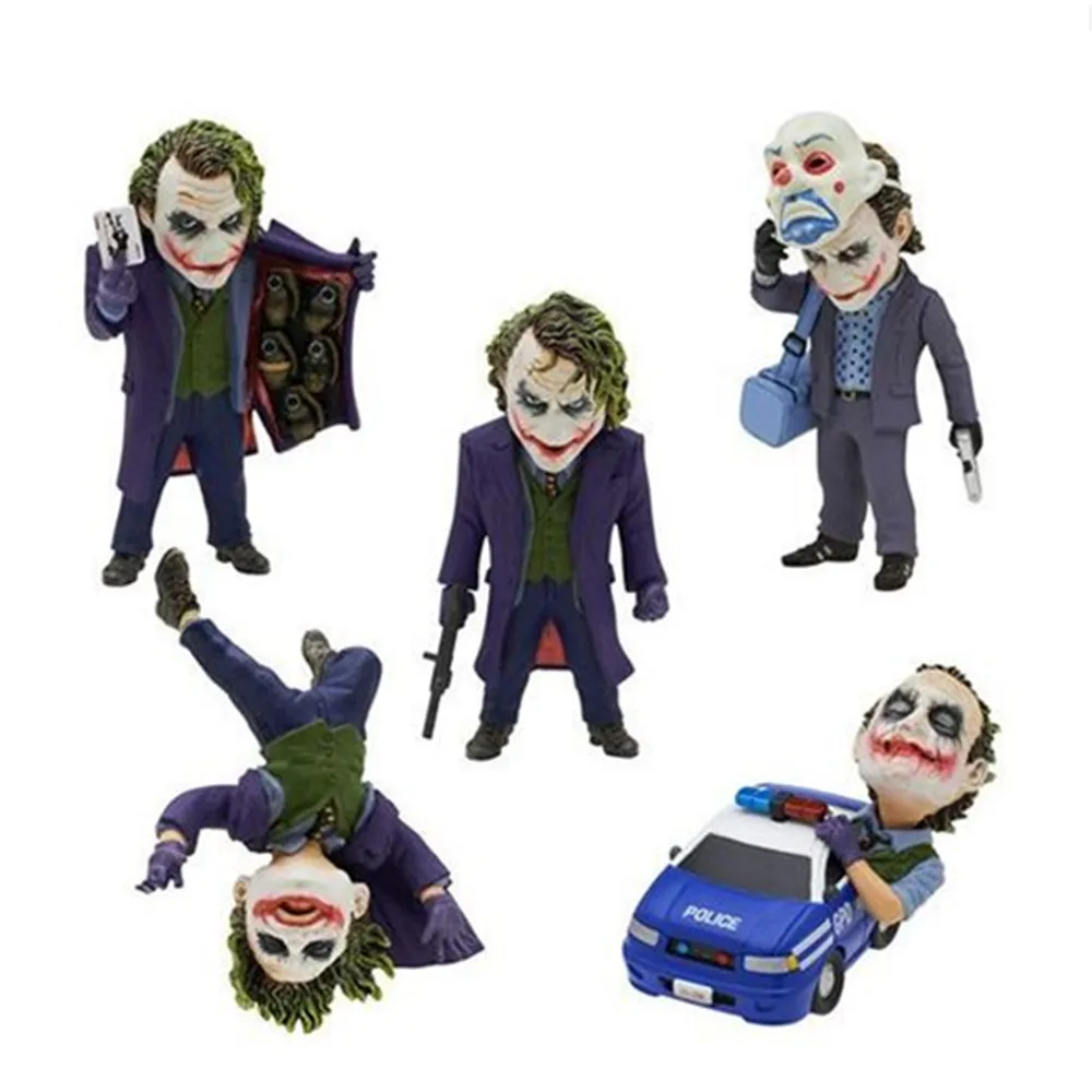 

1 pcs Cartoon Anime Model Batman Clown Action Figures Statue Collection 5 Kinds Of Style Model Kid Gift Toy