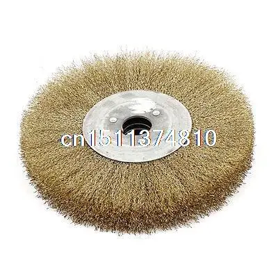 

Replacement Gold Tone Steel Wire Grinding Wheel 200mm x 25mm x 35mm