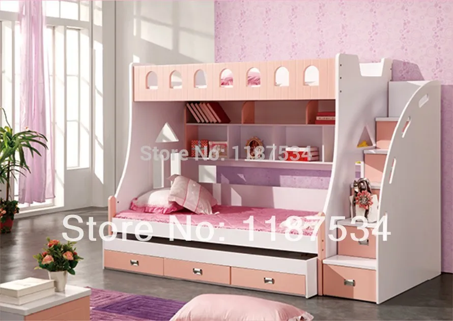 子供用ベッド859 3 In 1 子供用ベッド 女の子用収納ピンクのベッド1 5 Aliexpress 家具
