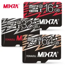 MIXZA U3 4 K Tarjeta Micro SD 64 GB 32 GB 16 GB Flash UHS-I Tarjetas de memoria SDXC U3 Tarjeta DEL TF Class10 de más rápido Para La Mesa/Smart teléfono