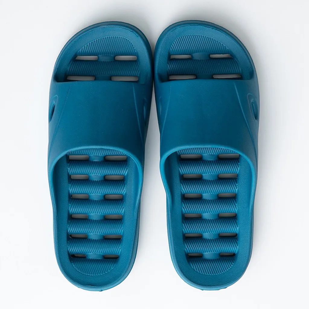 

mens slippers Shower Slippers Quick Drying Bathroom Couple Soft Sole Open Toe Slippershome shoes men пляжные тапки мужские#XB30