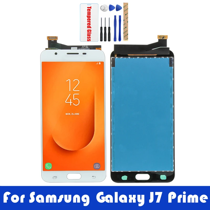Протестированный экран для Samsung Galaxy J7 Prime ЖК-дисплей G610 ЖК-дигитайзер замена