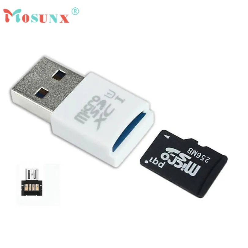 

Hot-sale MOSUNX Card Reader MINI 5Gbps Super Speed USB 3.0 + OTG Micro SD/SDXC TF Card Reader Adapter 1112 C76