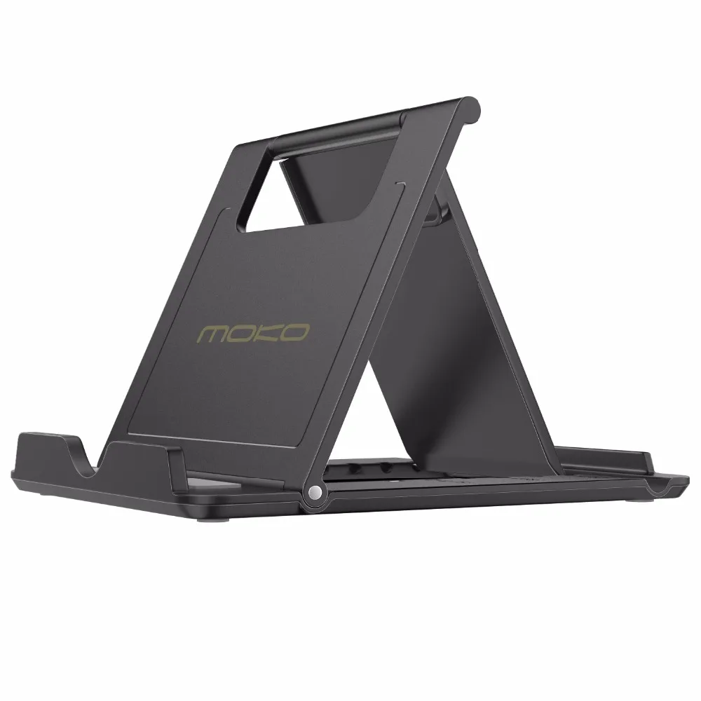 

MoKo Cellphone/Tablet Stand, Foldable Multi-angle Desktop Holder for Smartphone Tablet(6-11"),for iPad Pro 11 2018,iPhone Xs/XR