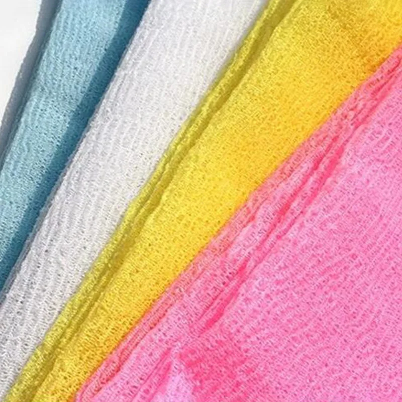 

5-color nylon wash bath towel beauty body skin exfoliating shower bathroom washing hot selling direct sales XB 66