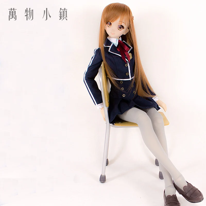 Sword art online Yuuki Asuna School uniforms Cosplay1/3 1/4 BJD COS Doll Clothes Sword art online Yuuki Asuna School uniforms Cosplay1/3 1/4 BJD COS Doll Clothes