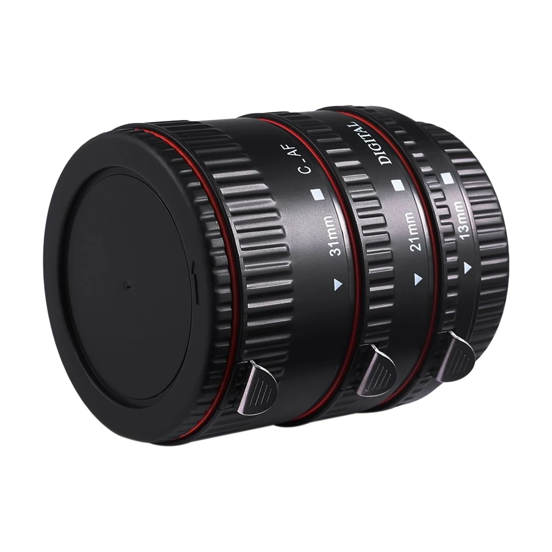 Andoer красочные металлические ttl Автофокус AF Макро Удлинитель кольцо для Canon EOS EF EF-S 60D 7D 5D II 550D красный удлинитель