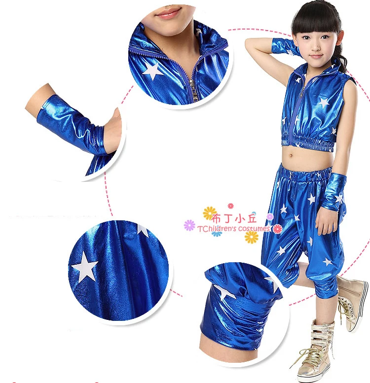 3 цвета комплект одежды для детей в стиле хип-хоп одежда для представлений Короткие штаны джаз танцевальные костюмы для мальчиков и девочек