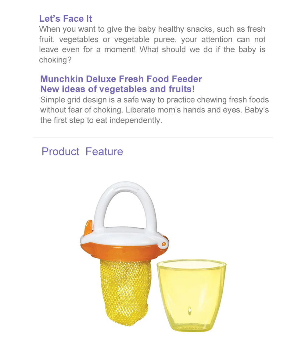 munchkin deluxe fresh food feeder