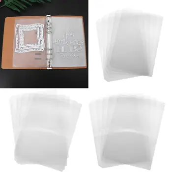 

5 Pcs/Bag Transparent Collection Holder Pages Stock Book Album Storage Box Supply Accessory