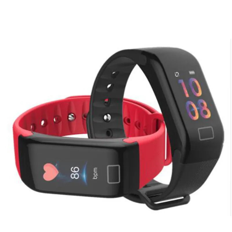 

F1 Plus Smart Bracelet Blood Pressure Waterproof Color Screen Sports Band Heart Rate Monitor Fitness Tracker Smart Wristband