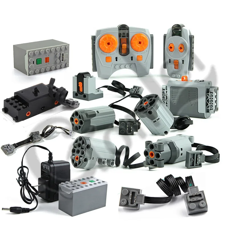 

In Stock! Compatible with LEGOing Technic Series The power function Battery Box Genuine Technic car motor Compatible with 8878 8880 8881 Parts