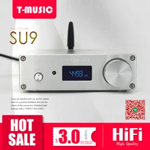 SU9 Dual AK4493+ Bluetooth 5.0+ Amanero USB DAC Decoder Support DSD W/ OLED Display