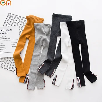 

Autumn,Winter New kids Cotton leggings Boy,Girl ,Baby,fashion Solid color wild sports pants For children High-quality gifts CN