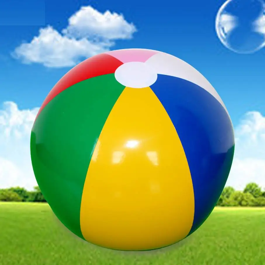 Супер большой 40 см надувной мяч для игры в воду пляжный водный бассейн игровой мяч детские развивающие мягкие Обучающие летние игрушки