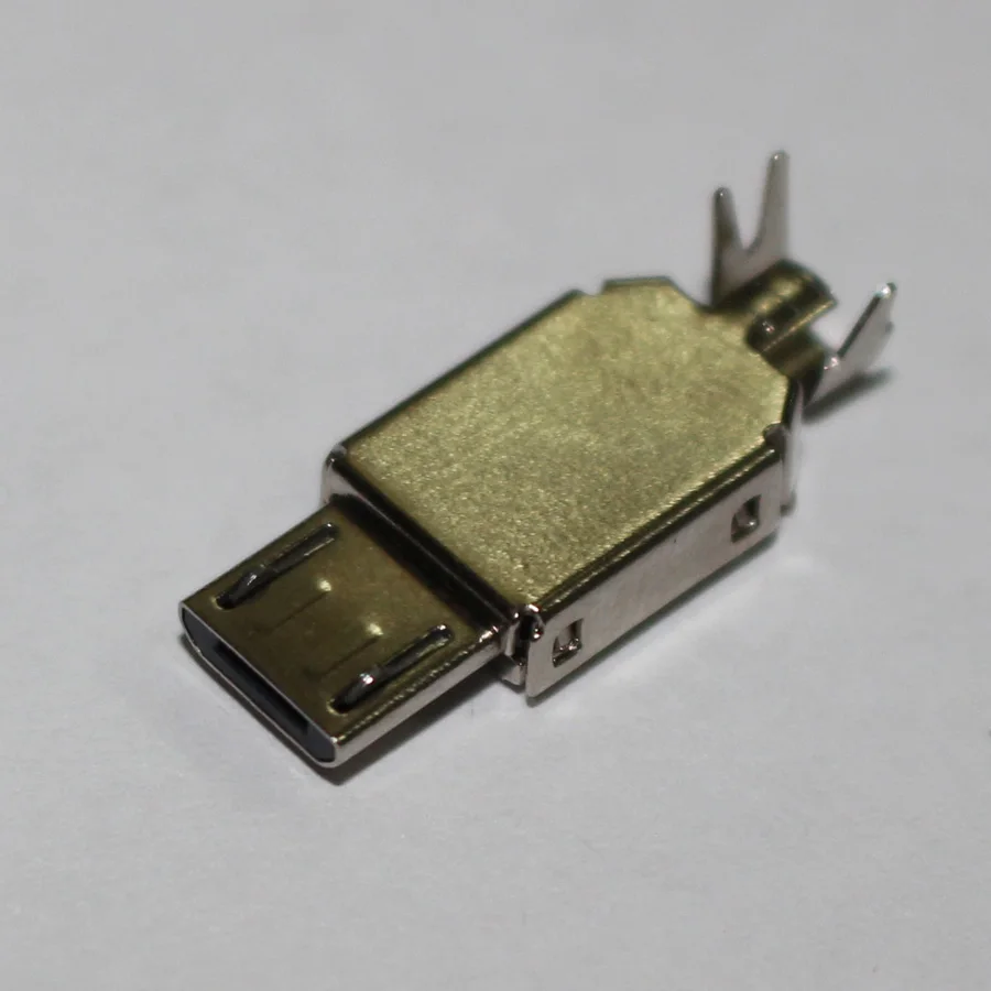 5 комплектов Micro USB 5PIN сварочный Тип штекерные разъемы зарядное устройство 5P USB хвост зарядная розетка 3 в 1 металлический штекер