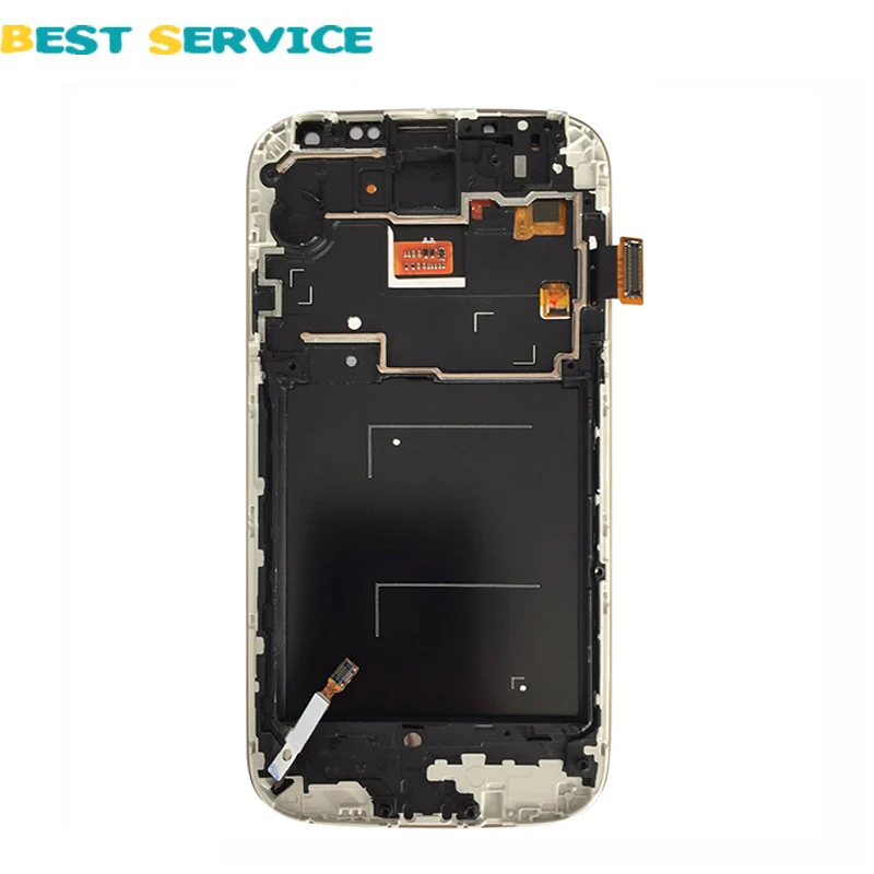 

For Samsung For Galaxy S4 i9500 LCD Display Touch Screen Digitizer With Frame White/Blue + Tools Free Shipping