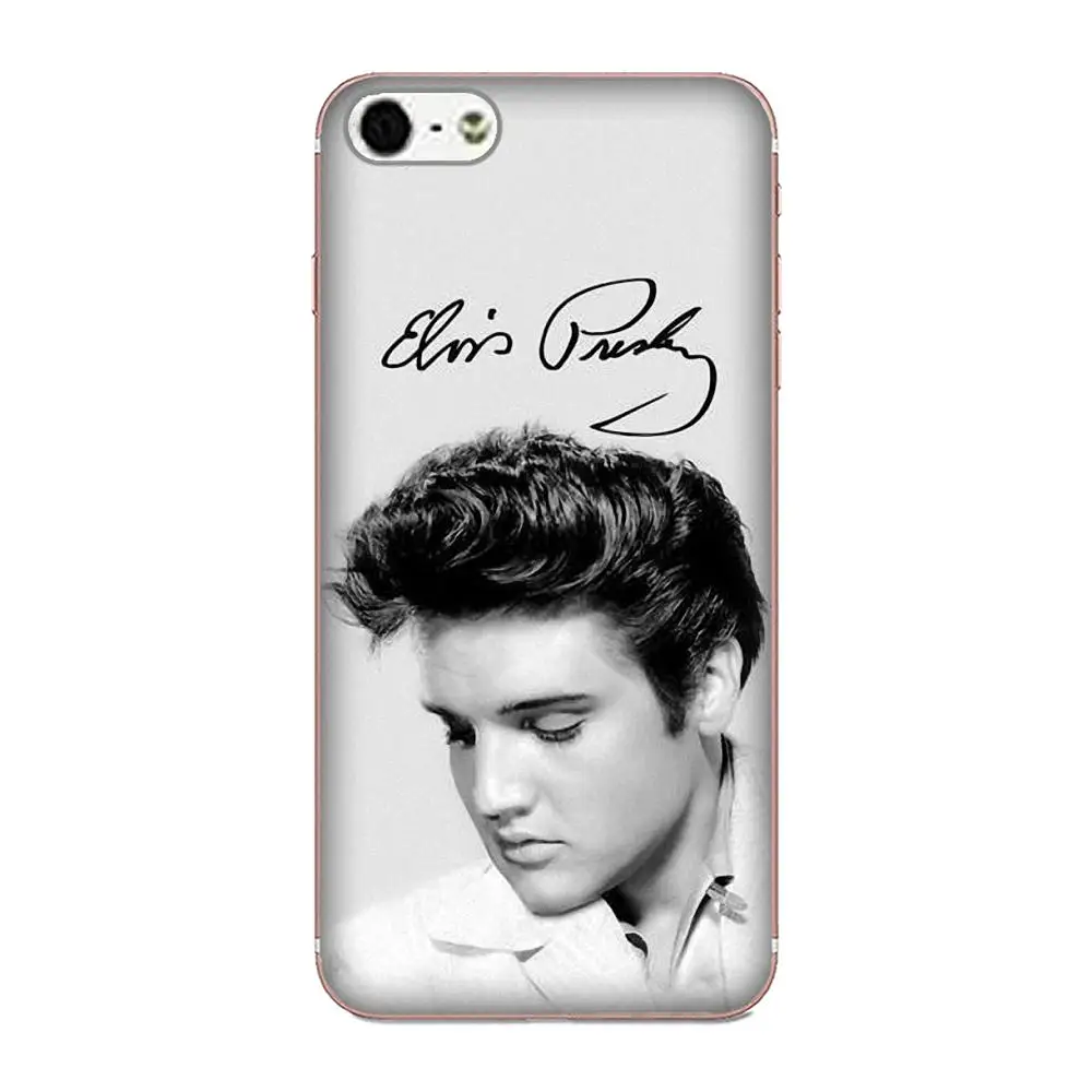 Прозрачный мягкий чехол Elvis Presley для Galaxy Grand Alpha G850 Core2 Prime S2 I9082 A3 A5 A7 On5 On7 2015 2016